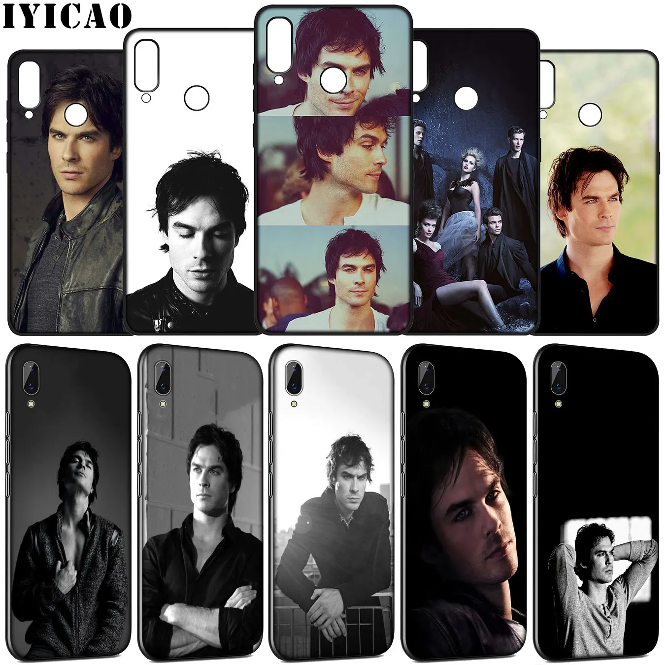 

Vampire Diaries Damon Ian Somerhalder Soft Case for Huawei Y9 Y7 Y6 Prime 2019 Honor view 20 8C 8X 8 9 9X 10 Lite 7C 7X 7A Pro