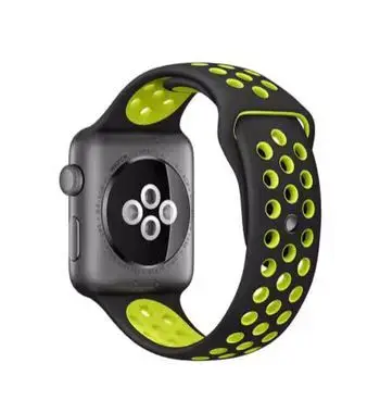 Силиконовый ремешок для Apple Watch спортивный ремешок 42 мм 38 мм 40 мм 44 мм для iwatch серии 1/2/3/4/5