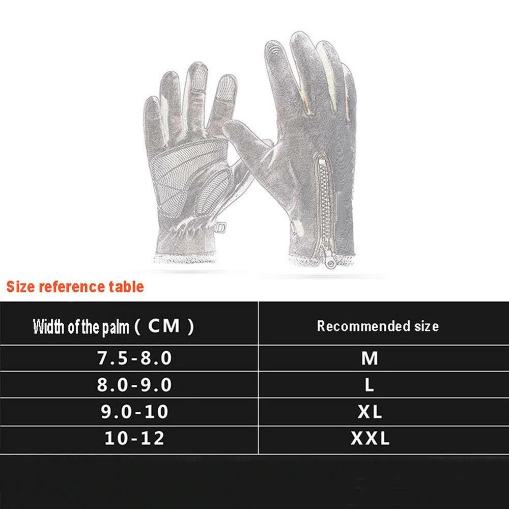2019 Unisex Winter Thermal Ski Gloves Men Women Kids Fleece Touch Screen Snowboard Gloves Outdoor Waterproof Snow Motorcycle Skiing Gloves (12)