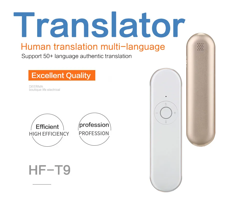 

SMARCENT T9 Portable Muama Enence Instant Voice Translator Tradutor for Travel Business Meeting Text Language Trandutor
