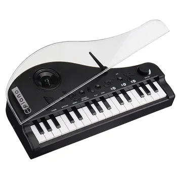 

Zebra 31 Key Bluetooth Kids Piano Electronic Keyboard Toy Piano V4.2 Dual Mode with Induction Night Light Function For toy gift