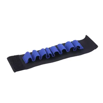 

Black and Blue Tactical Cuff Nylon Bracer Wrist Support Wrister Kids Toy Foam Bullet Braces & Supports