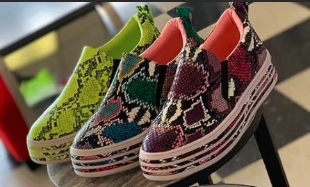 

Leopard Cross-tied Sneakers Women 2019 Spring Summer Vulcanize Shoes Platform Slip-on Flats Soft Walking Shoes Woman 9091