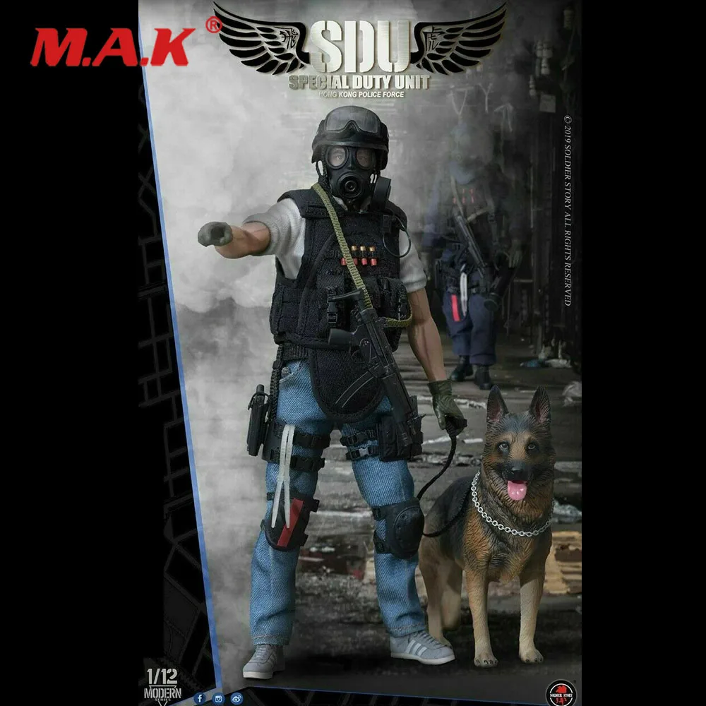 1/12 Soldier Story SSM-003 HK SDU K9 Canine Handler Action Figure Collectible | Игрушки и хобби