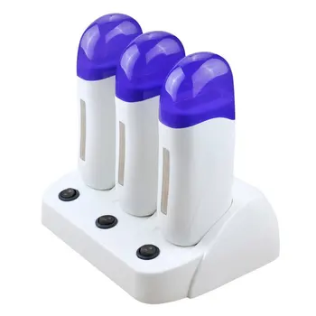 

3PCS/SET Depilatory Wax Heater Roller Warmer Men Women Body Hair Removal Waxing Heater Depilatory Wax Body Care Tool