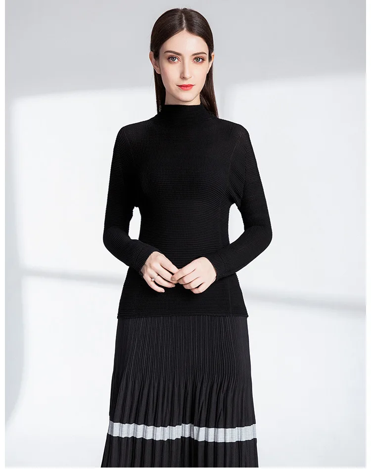 Tight-fitting Shirt High-necked Spring Women's