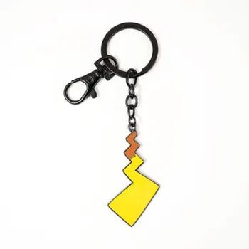 

Pikachu tail key chain creative metal dark tail student schoolbag lovers key pendant