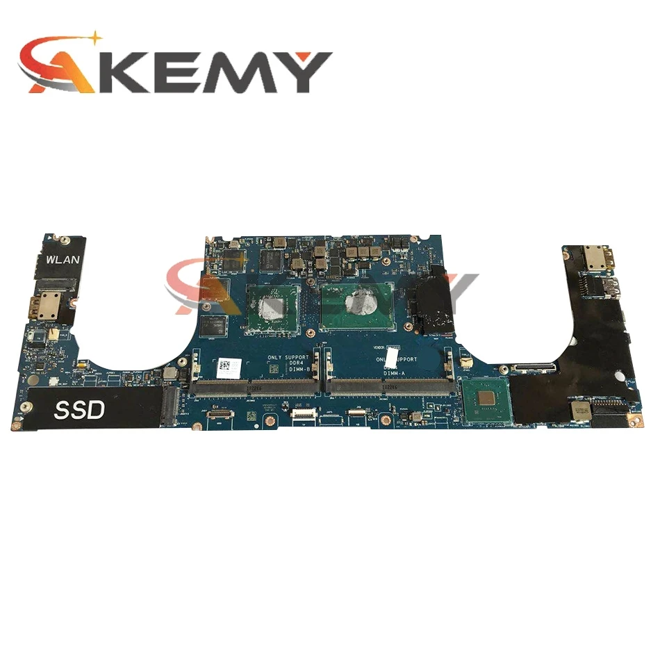 US $529.62 100 working DAM00 LAF541P for DELL XPS 15 9570 motherboard YYW9X 0YYW9X CN0YYW9X with i78750H cpu GTX1050Ti graphic
