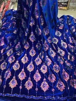 

French African Lace Fabric Guipure Sequined Beaded Cotton Cord Tulle Nigerian Tissu Mesh India Lace For Wedding Dress 03