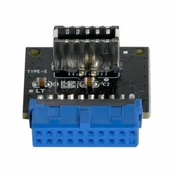 

Computer Connectors USB 3.1 Front Panel PC Socket to USB 3.0 20Pin Header Extension Adapter for ASUS Motherboard PW-INC1TR
