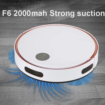 

F6 Multifunction Auto Smart Remote Control Robot Floor Cleaner Rechargeable Sweeping Vacuum Cleaner Strong Suction Machine