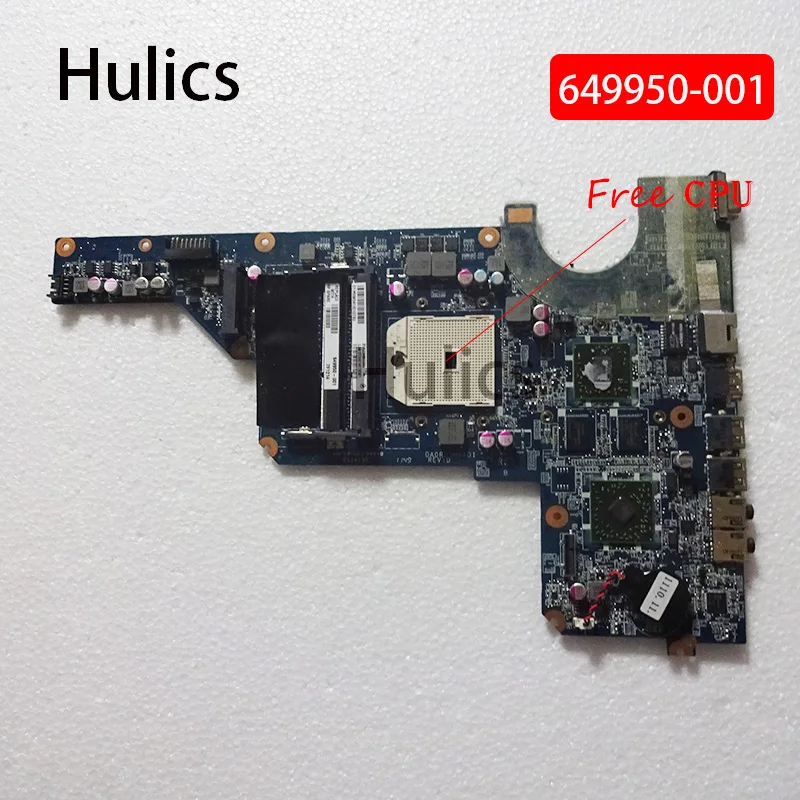 Hulics 649950-001 для hp Pavilion G4 G6 G7-1000 материнская плата для ноутбука DDR3 DA0R23MB6D1 DA0R23MB6D0 протестирована