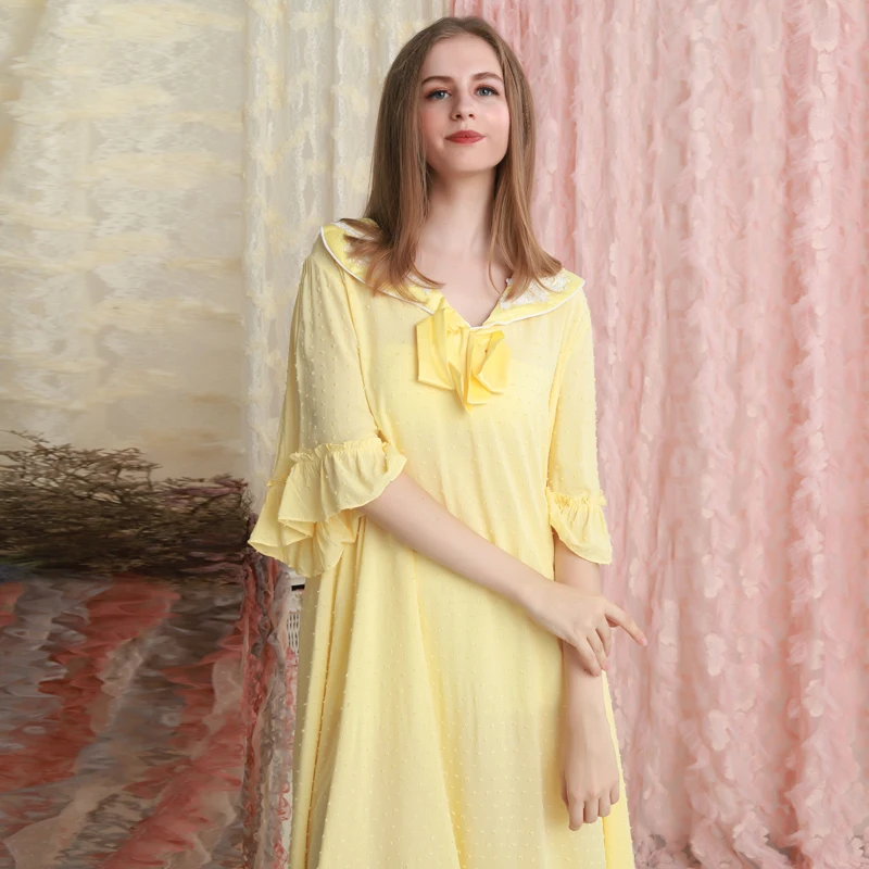yellow night dress
