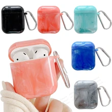 

Marble Pattern Cover For Airpods 2 1 Cases Hard Earphone Case For Airpods 2 1 Shockproof Fundas For Apple Air pods Cover Shell