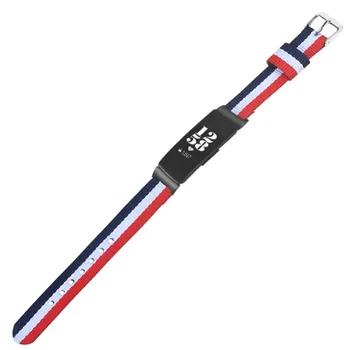 

Canvas Wristband Replacement Stripe Strap For Smart Watch Accessories
