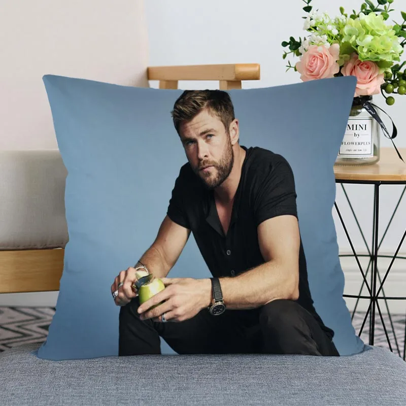 Хороший чехол для подушки Chris Hemsworth, современный домашний декоративный чехол для подушки 35x35 см, 40X40 см(с одной стороны) для гостиной, наволочка для подушки - Цвет: 26