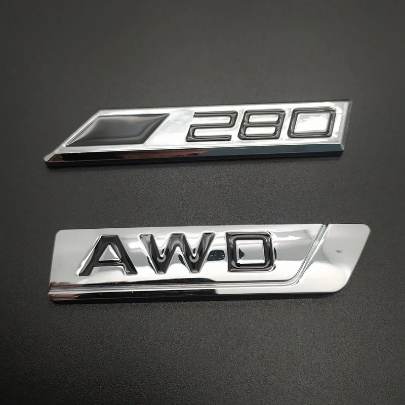 

1Pcs 3D Metal Car Side Fender Rear Trunk Emblem Badge Sticker Decal For Seat altea Leon Cupra Ibiza 280 AWD Emblem Badge
