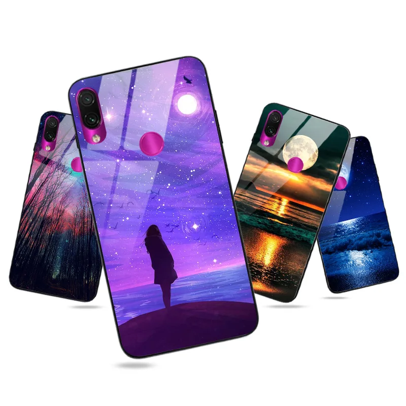 Чехол Moon Sky для Xiaomi Mi 8 9 SE Lite чехол телефона Xiomi A3 A2 A 2 9T Pro Redmi K20 черный жесткий