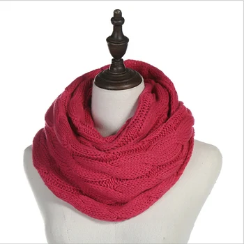 

WZCX Fashion Solid Color Knitting Women Long Scarf Keep Warm Vintage 140cm Casual Tide Winter Scarf Shawl