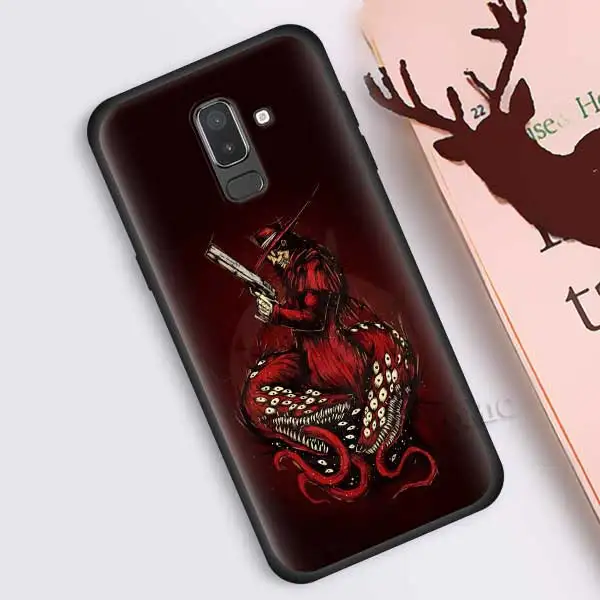Алукард Hellsing Жесткий Чехол для samsung Galaxy J8 J6 J4 A6 A7 A8 A9 плюс M10 M20 M30 S M40 силиконовый чехол для телефона с изображением на задней панели Чехол - Цвет: B15