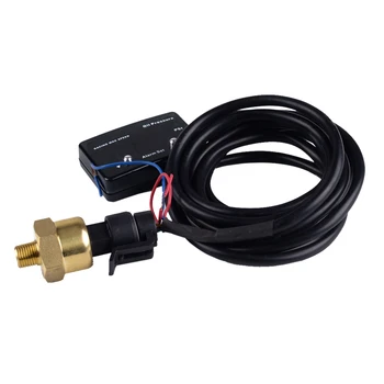 

DWCX 12V LED Car Auto Digital Display Oil Pressure Gauge Meter with 1/8NPT Sensor