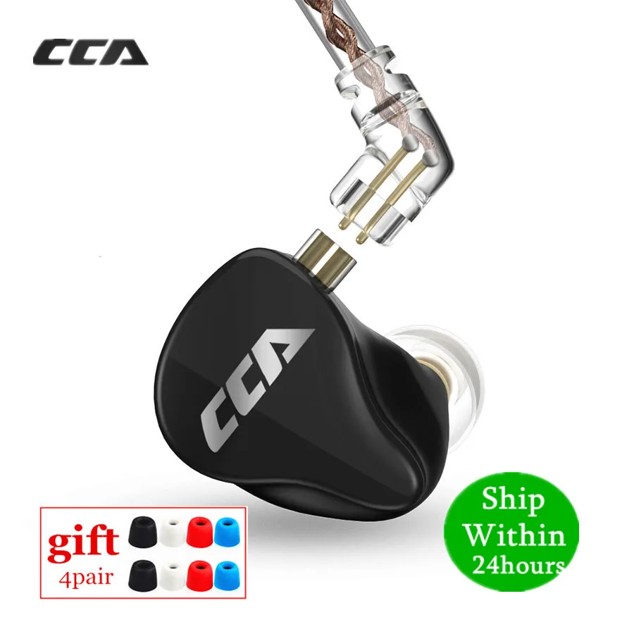 CCA CA16 7BA + 1DD гибридные драйверы в ухо наушники HIFI для мониторинга с 2PIN кабелем C12 C16
