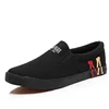 Men Casual Shoes Canvas Slip-On All Black Low Style Breathable Light Fashion Shoes for Men Footwear Zapatos De Hombre 4