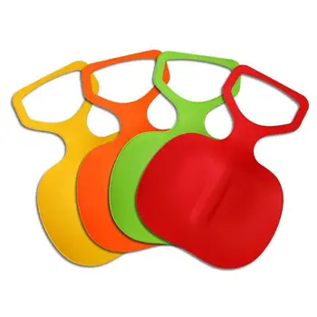 

Plastic Snow Sled Toboggan Outdoor Sport Skiing Board Kids Toy Color Random Winter Outdoor Snow Game Props Ski Kids Outdoor Fun