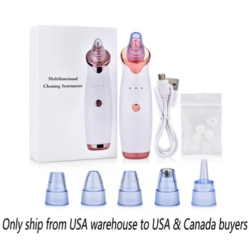 

Face Clean Pore Vacuum Blackhead Remover Skin Care Acne Pimple Removal Vacuum Suction Facial Diamond Dermabrasion Tool Machine