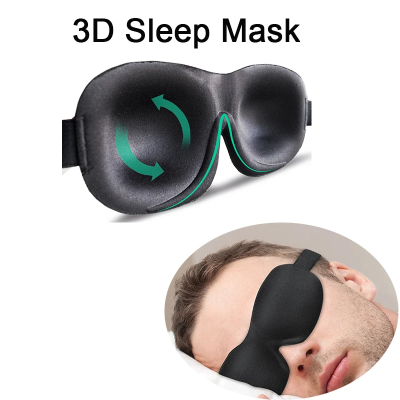 

3D Mask For Sleep Eye Mask Travel Eye Cover Sleeping Mask Eyeshade Cover Shade Patch Blindfolds For Better Breath