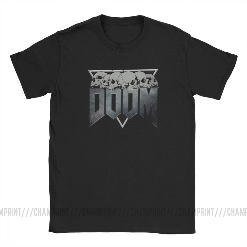 Ceny Męska koszulka Doom Eternal 100% bawełniana koszulka z krótkim rękawem gra Conan barbarzyńca Thulsa wąż kult T Shirt odzież drukowane