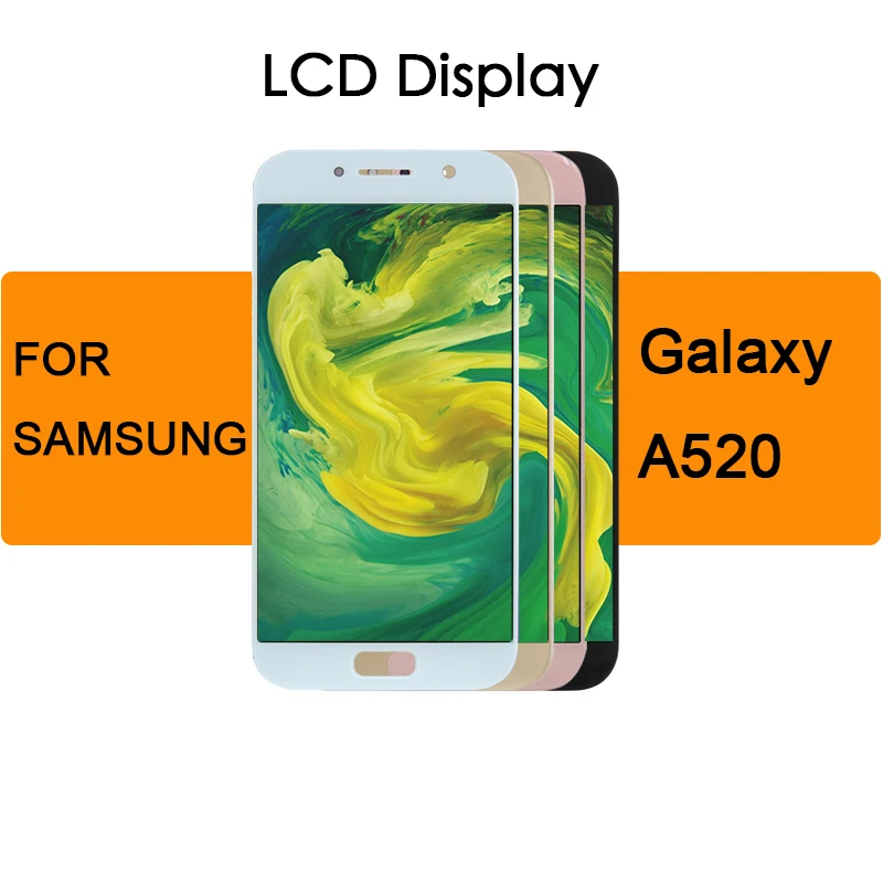 ЖК дисплей OLED для Samsung Galaxy A5 с сенсорным экраном и дигитайзером в сборе 2017 A520 A520F SM