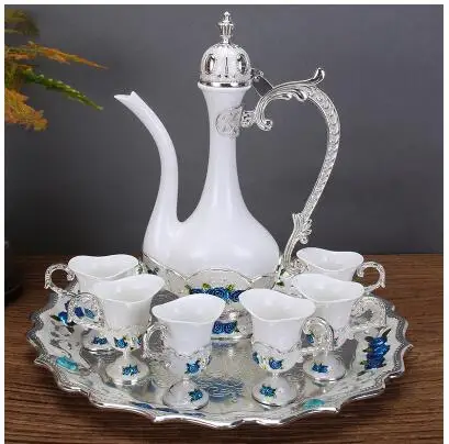C2 Творческий chinaware декоративный винный набор виски графин напиток диспенсер для alcoh. Винный подарок для украшения дома JJ116 - Цвет: C2