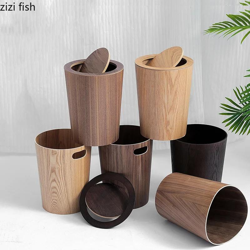 Trash Waste Kitchen Bin Wood Trash Cans Kitchen Wooden Kitchen