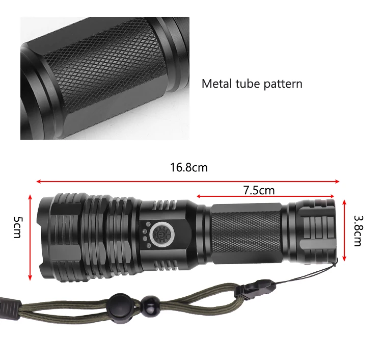 Новейший XHP70.2 светодиодный тактический фонарь, 5 режимов освещения, Zoombable, для кемпинга, водонепроницаемый, охотничий фонарь, используется 18650/26650