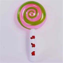 Ballons gonflables en forme de sucettes pour enfants, jouets ronds, bonbons, décoration de fête d'anniversaire, cadeau 