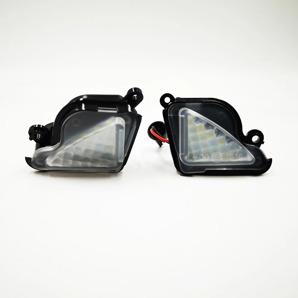 PLACCHETTE LED Luci Sotto SPECCHIETTI per VW GOLF 6 CANBUS 6.500K Bianco GHIACC
