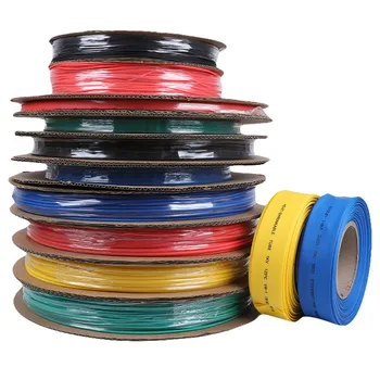 

10M/LOT Heat shrink tube 1/2/3/4/5/6/8/10/12/14/16/18/20/25/30mm Insulation Sleeving Shrinking Tubing Wiring Accessories
