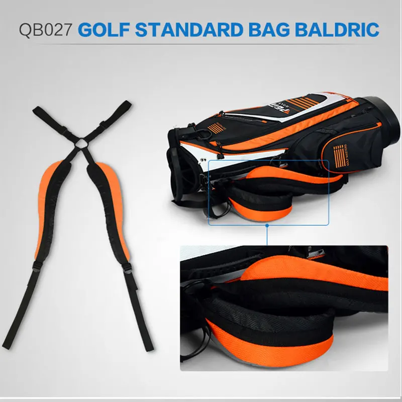 PGM Golf Bag with Stand Portable Stand Bag 14 Sockets Multi Pockets Golf Standard Bag with Shouder Strap 90*28CM 3 Colors