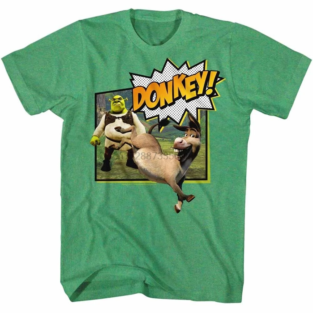 Shrek Donkey! Licensed Adult T Shirt Cartoon t shirt men Unisex New Fashion tshirt Loose Size top ajax 2018 funny shirts |