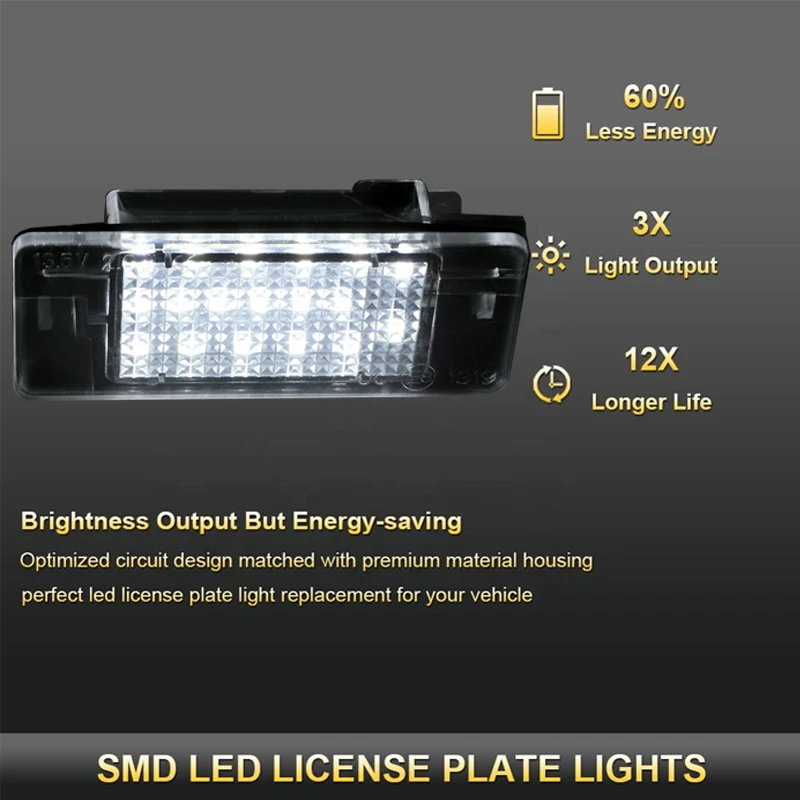 insignia number plate bulb