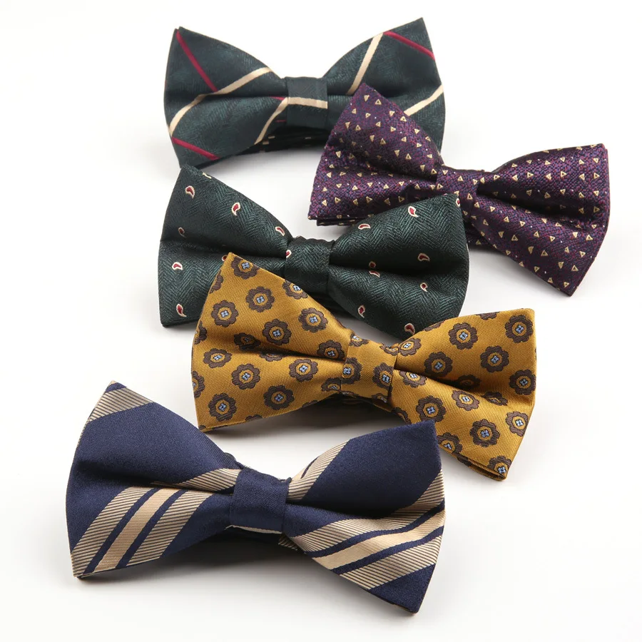 

Sitonjwly Business Bowtie for Mens Suit Butterfly Wedding Party Bow Tie Business Party Bowknot Necktie Cravat Custom LOGO