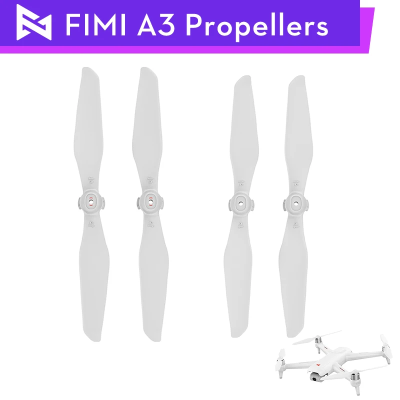 

Original FIMI A3 Camera Drone Propeller 4PCS RC Quadcopter Spare Parts Quick-release Propeller Accessories for A3 drone