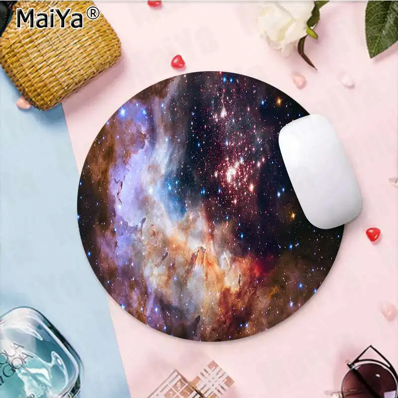 MaiYa Galaxy Круглый Коврик для мыши PC компьютерный коврик компьютерный стол коврик для игр