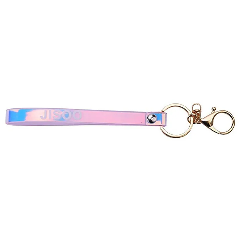 KPOP GOT7 TWICE IZONE BLACKPIN Дженни эксо SEVENTEEN want ONE Bangtan мальчики лазер брелок с именем Подвеска со шнурком JUNG KOOK - Цвет: JISOO