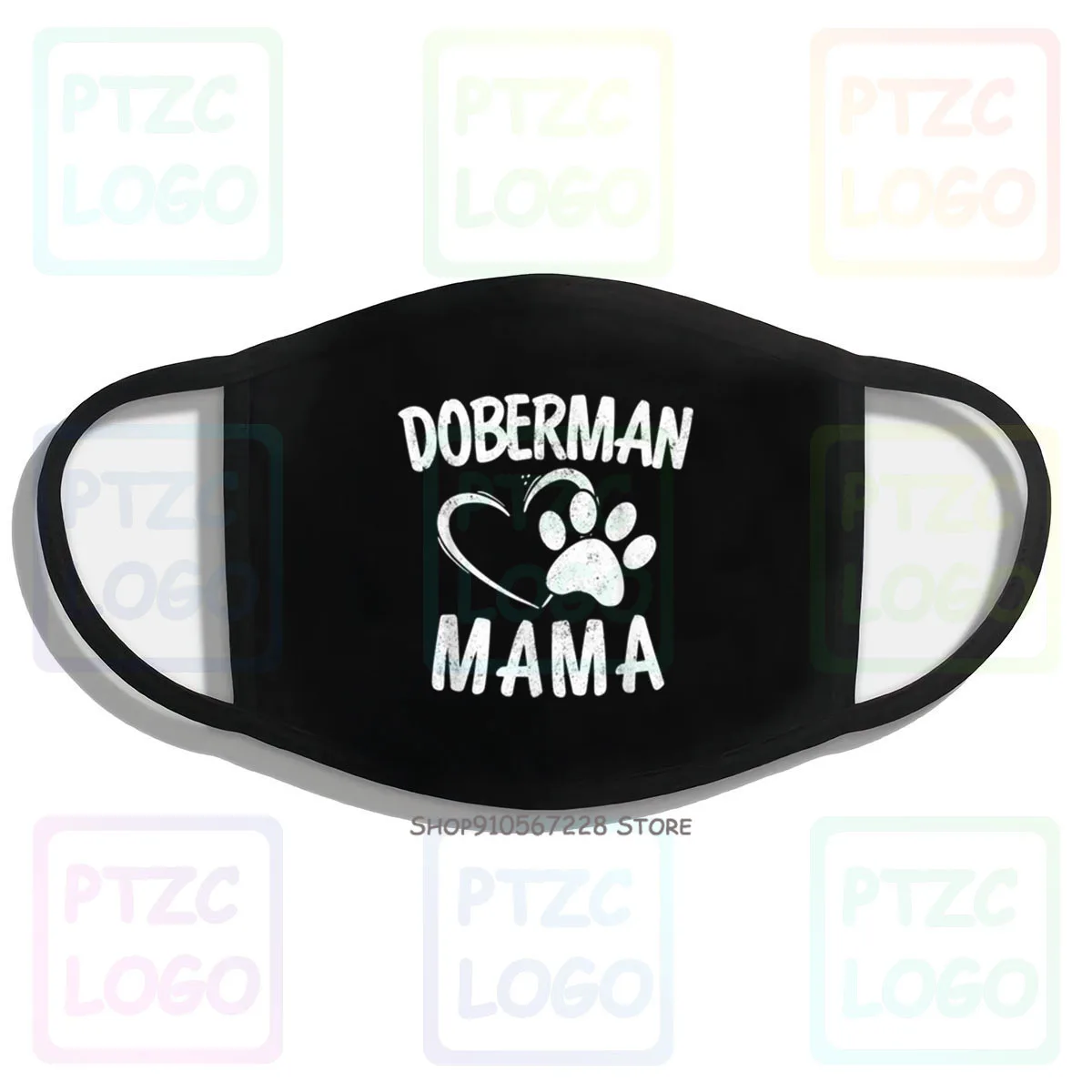Премиум Doberman Mama Gift Dobie Lover Apparel Dobermann Mom Mouth маска для лица | Аксессуары одежды