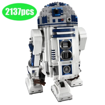 

2137pcs Star Wars Series The R2 Robot Set D2 Out of Print Building Blocks with Figures Starwars Toys for Christmas Gifts