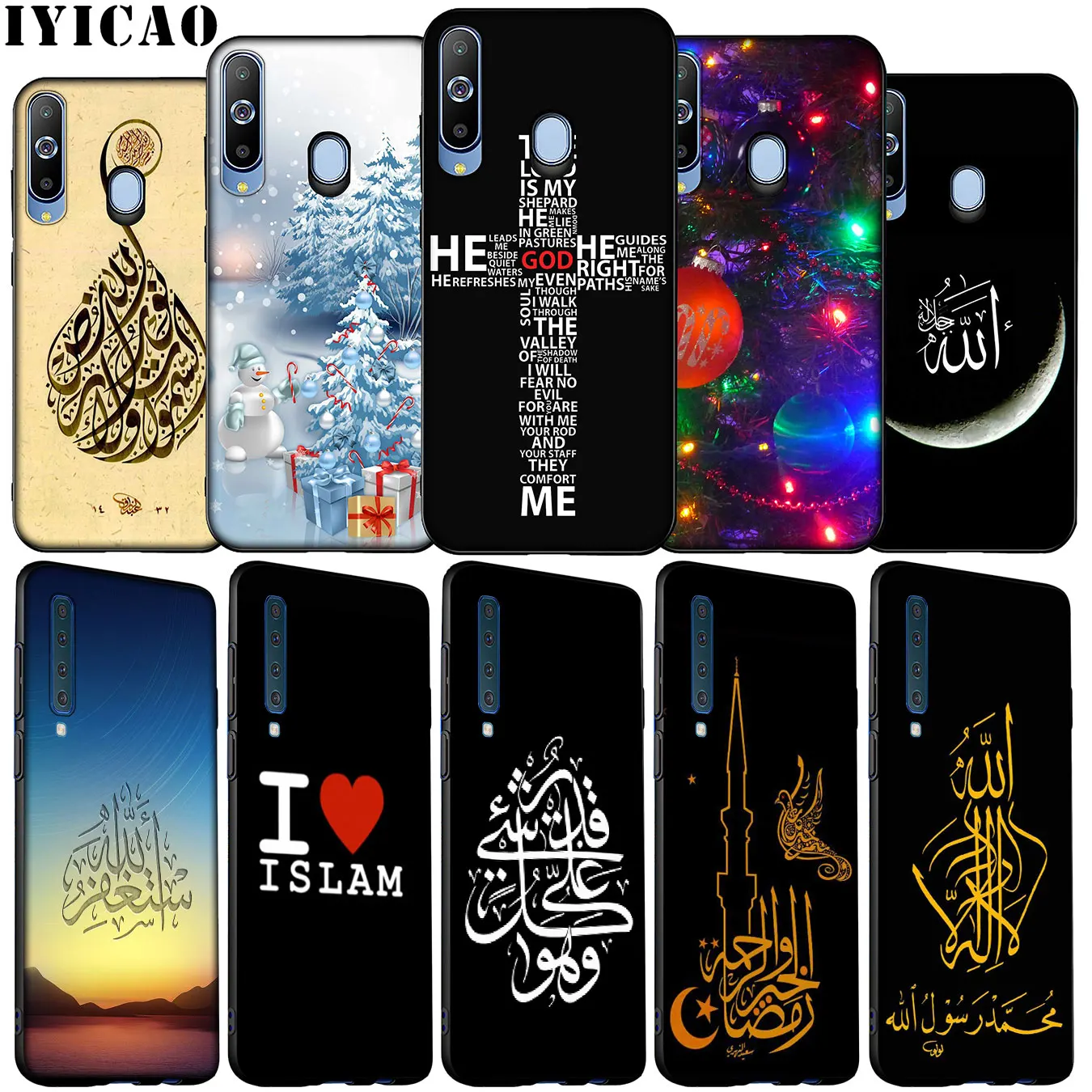 I love Muslim Islamic Gril Eyes Text Soft Silicone Case for Samsung Galaxy A70 A50 A60 A40 A30 A20 A10 M10 M20 M30 M40 A20E | Мобильные