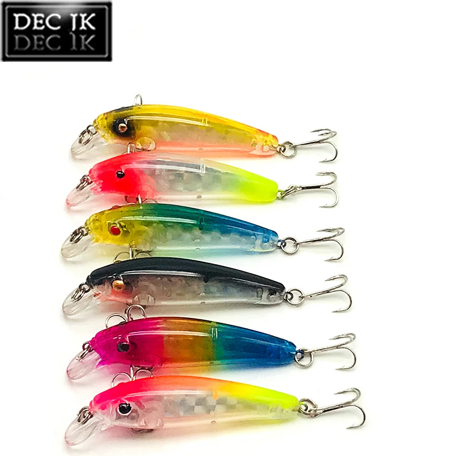 Jerkbait Minnow topводяная/Троллинг/поверхность/приманка для рыбалки/кренкбейт/Воблеры искусственная/Лазерная/Жесткая/бас/наживка для ловли Карпов