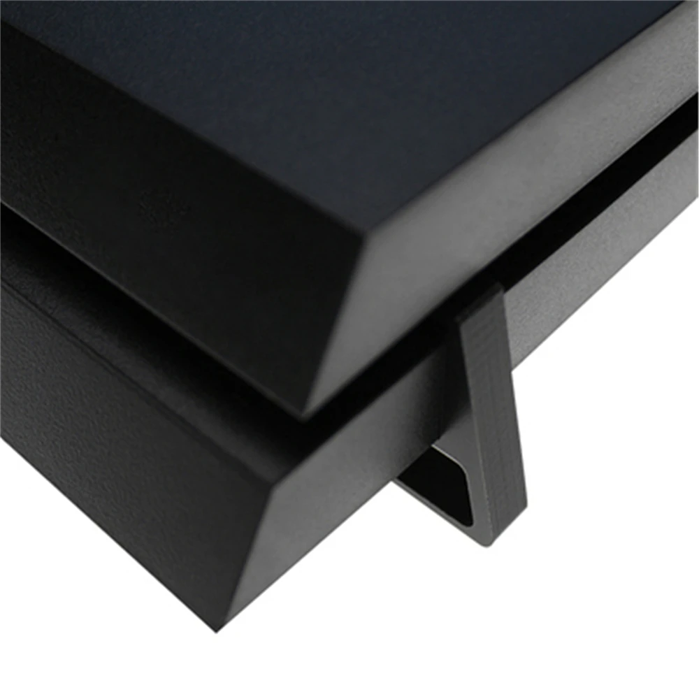 PS4 Black Small 4 шт. горизонтальная версия кронштейна для Sony Playstation4 PS4 Slim Pro игровая машина охлаждающая база плоский кронштейн - Цвет: PS4 Black Small